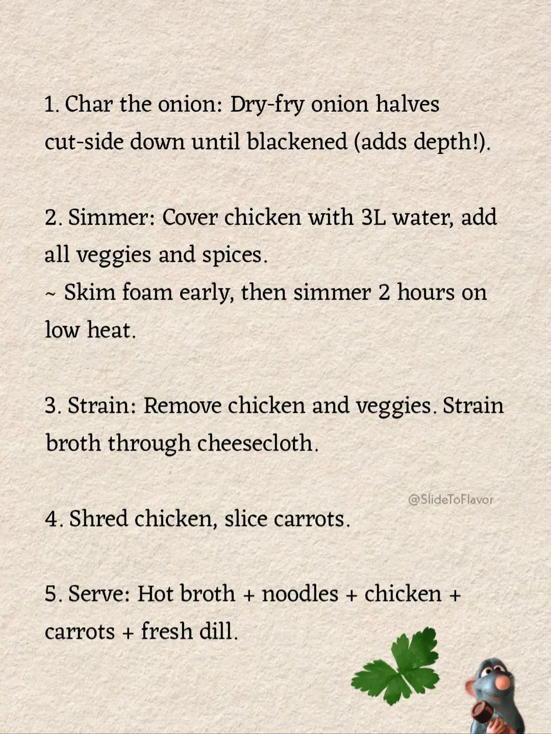 Polish Rosół (Chicken Noodle Soup) 🍲🇵🇱