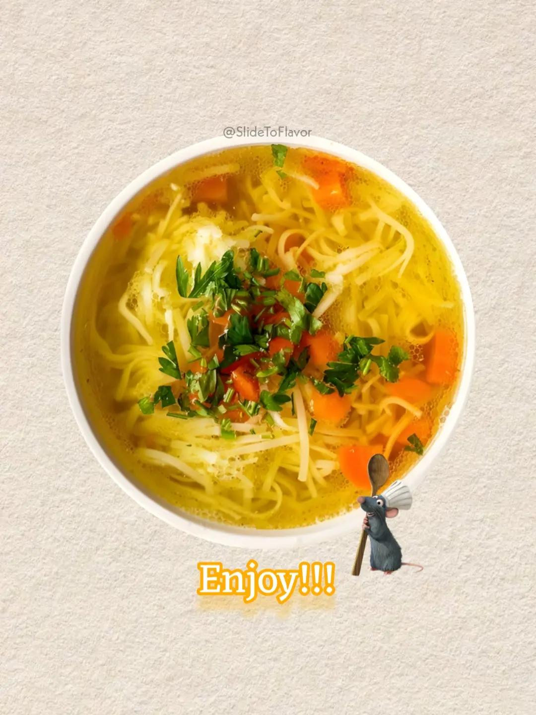 Polish Rosół (Chicken Noodle Soup) 🍲🇵🇱