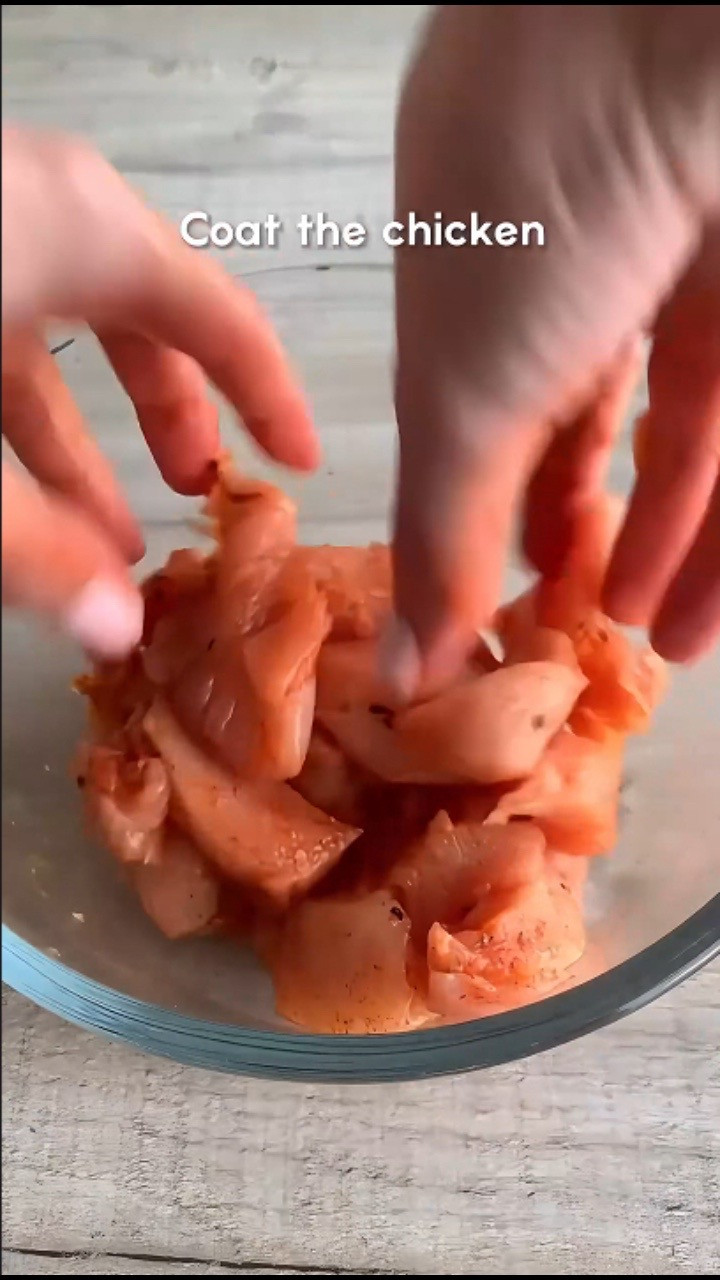 Pollo Sésame en la AirFryer