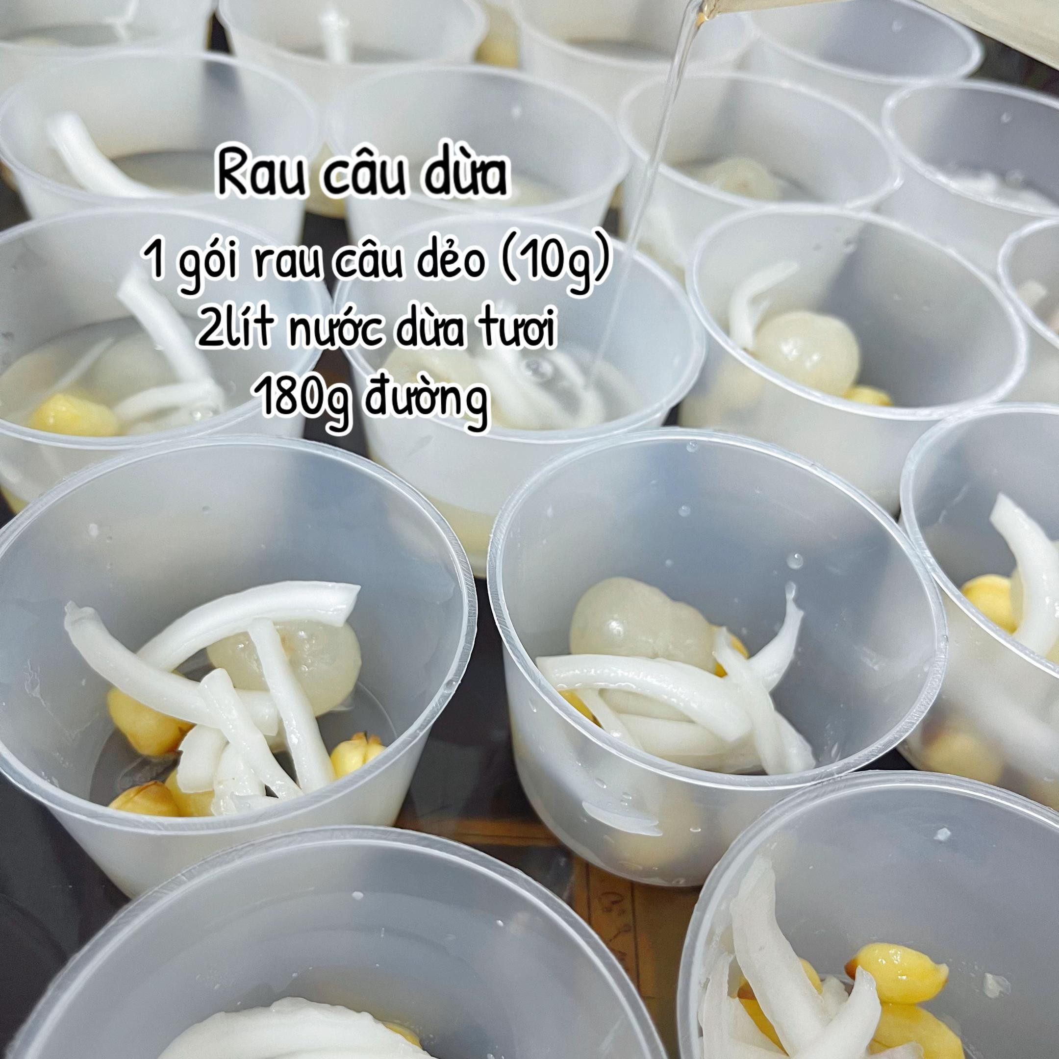 RAU CÂU SEN NHÃN KEM CHEESE
