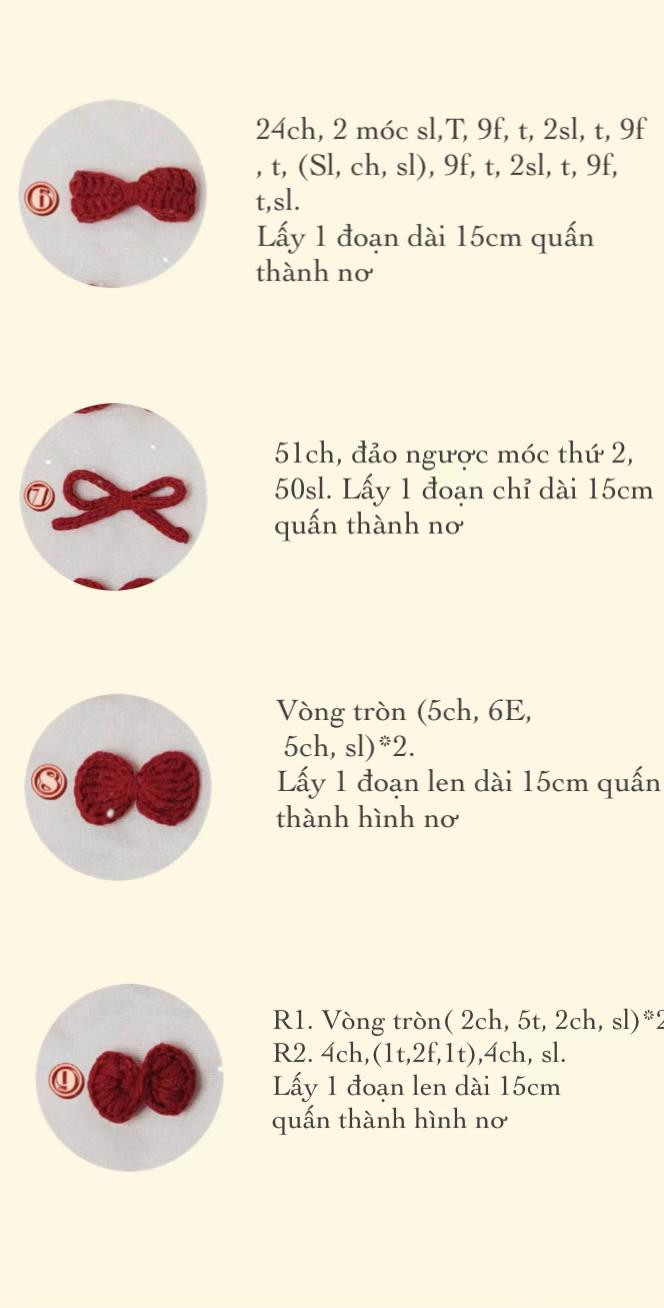 SHARE CHART NHỮNG CHIẾC NƠ XINH