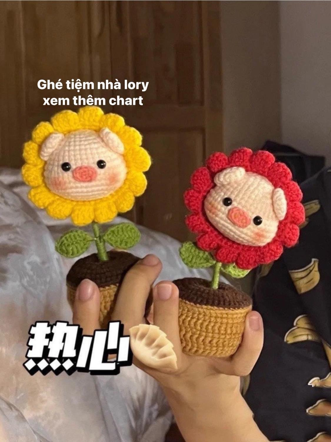 Схема вязания крючком свинки в чашке с молочным чаем