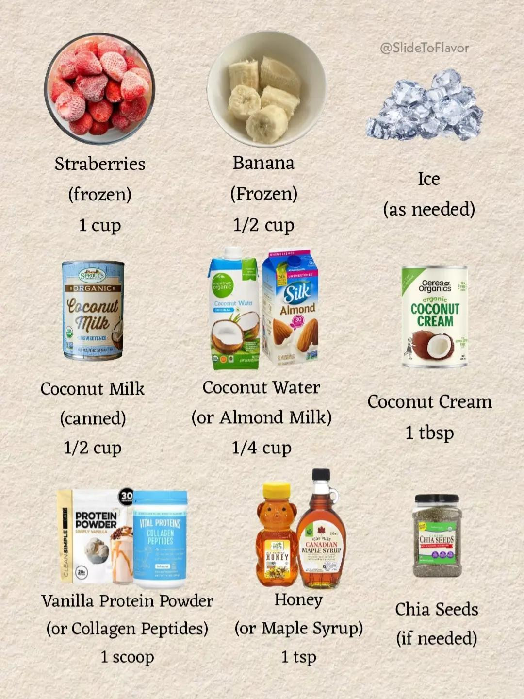 Strawberry Coconut Cloud Smoothie Recipe🍹 (Inspired by Haily Bieber's Erewhon Drink)