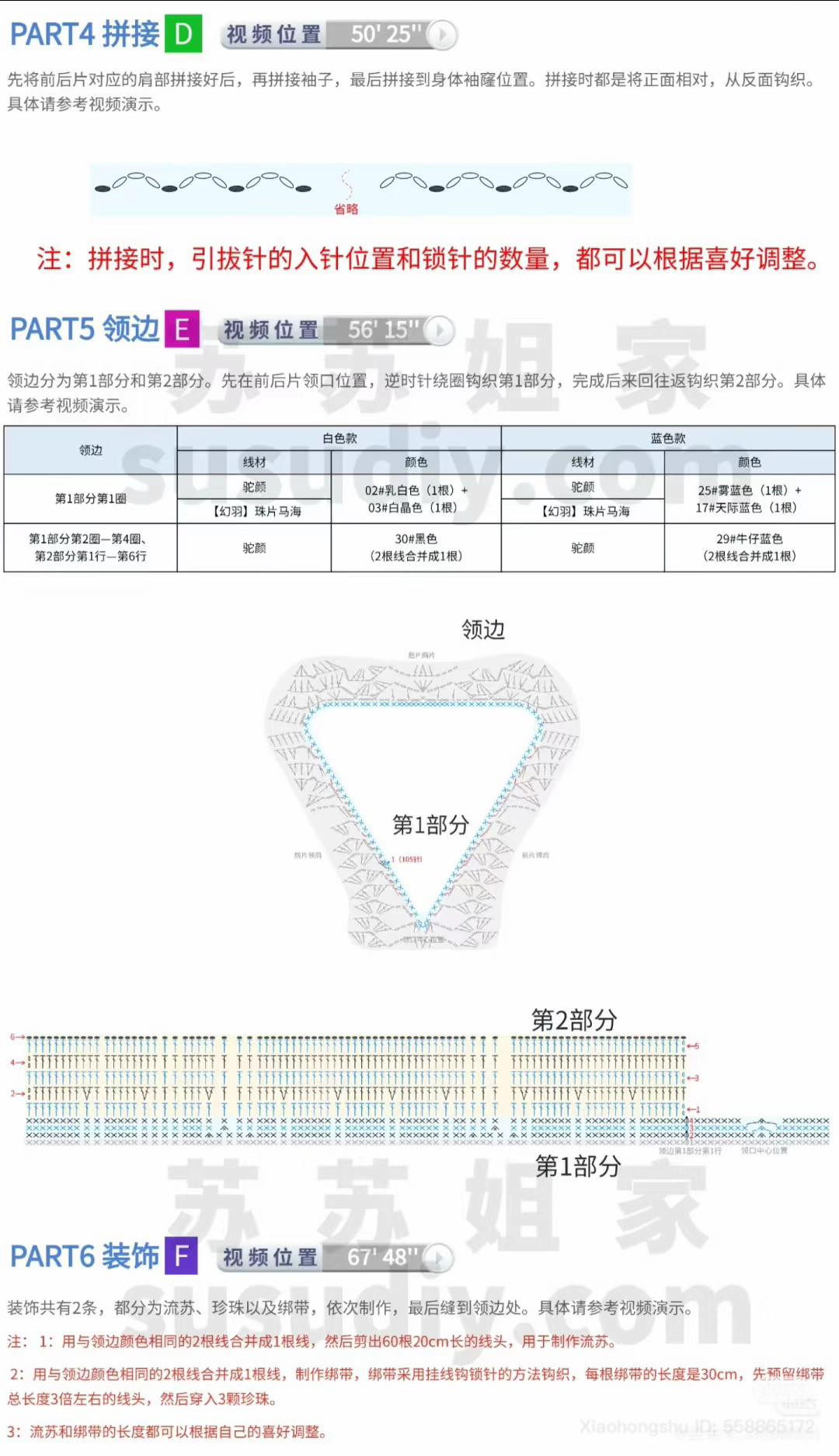 Stylish Crochet Sweater with Leaf Pattern and Tassel Detail