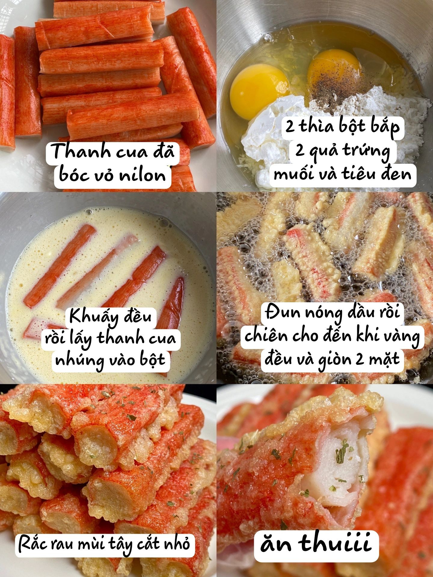 Thanh Cua Giòn Tan Chiên Xù Đậm Đà Hương Vị