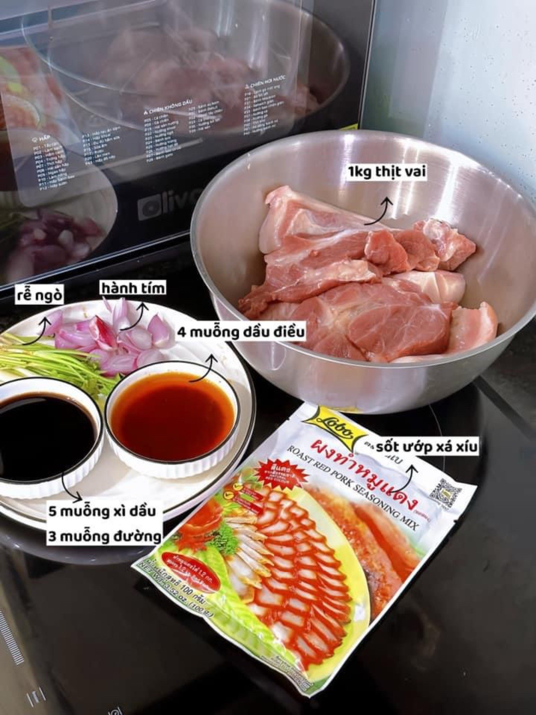 Thịt Xá Xíu Đậm Đà Vị Thái