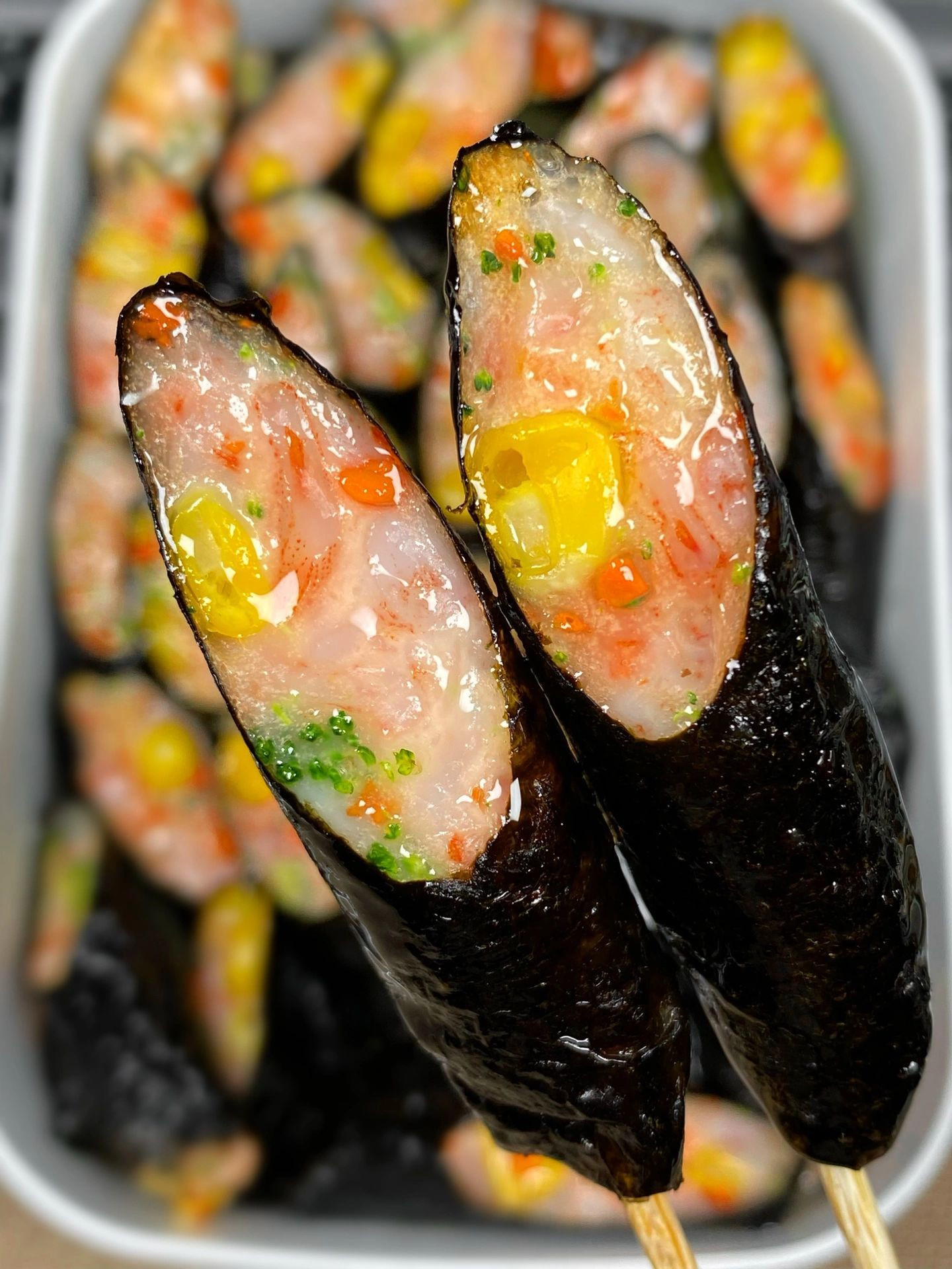 Tôm cuộn rong biển