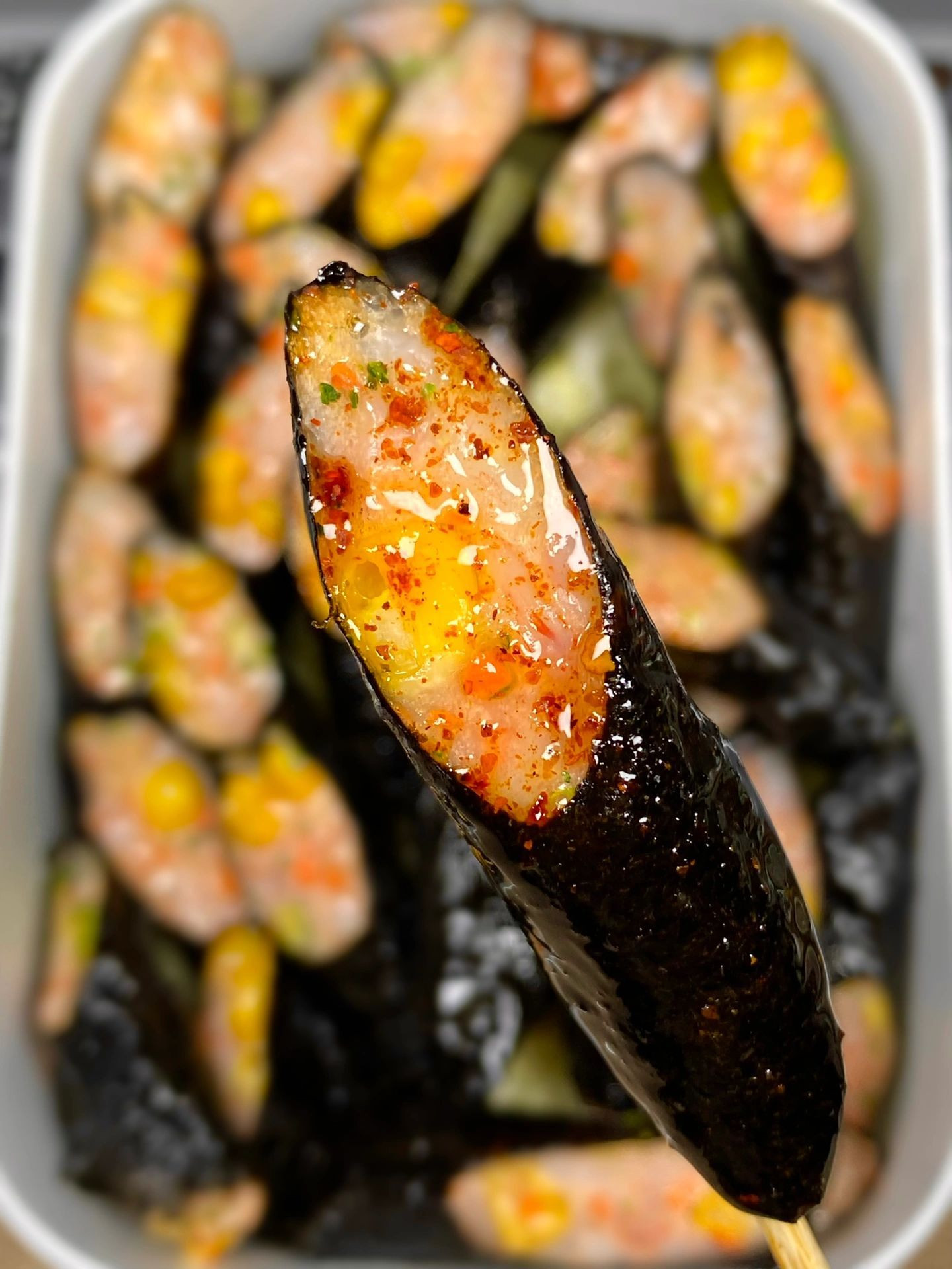 Tôm cuộn rong biển