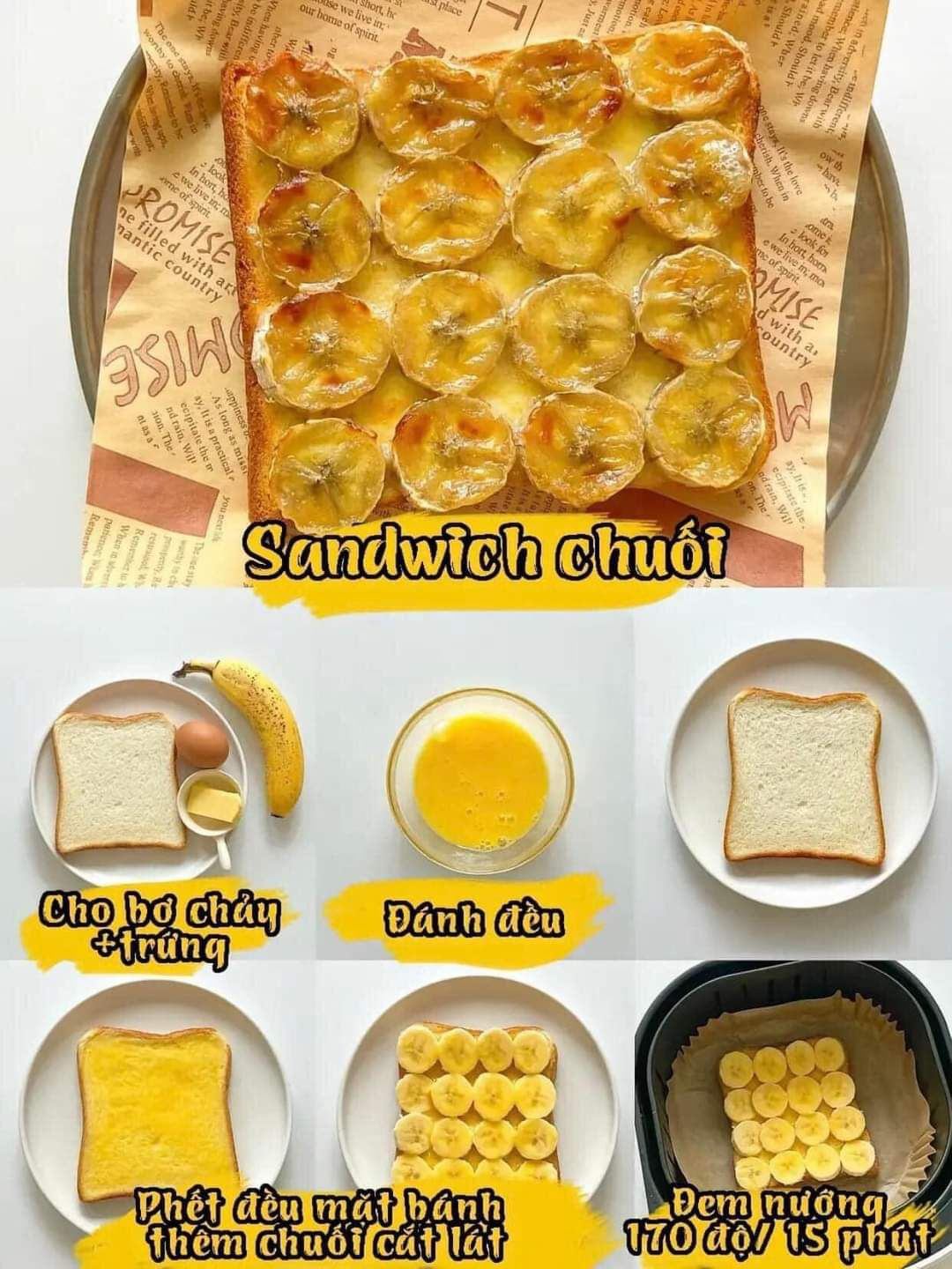 tổng hợp các món sandwich