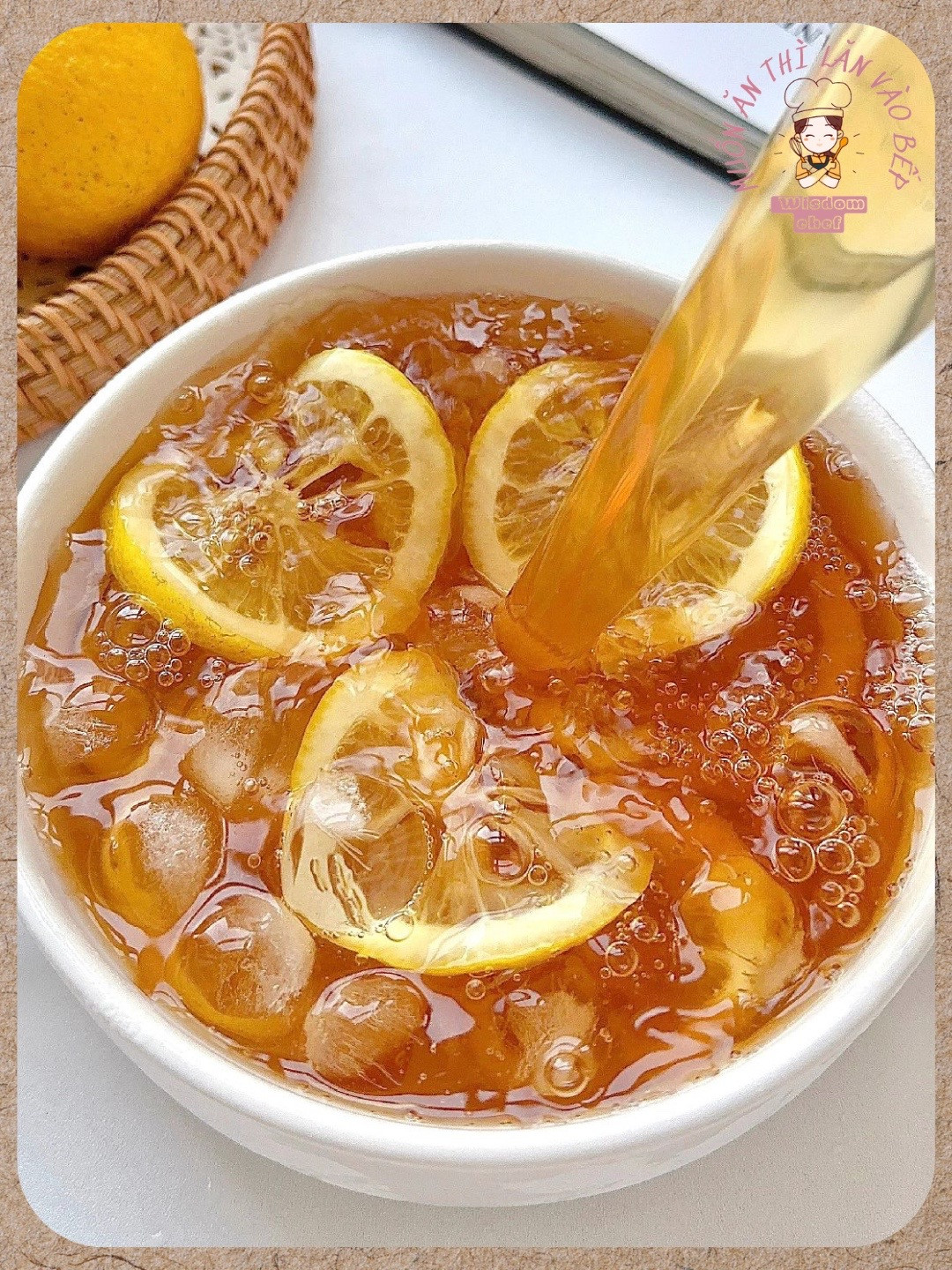 Trà Chanh Đen Thơm Mát Giải Nhiệt Ngày Hè