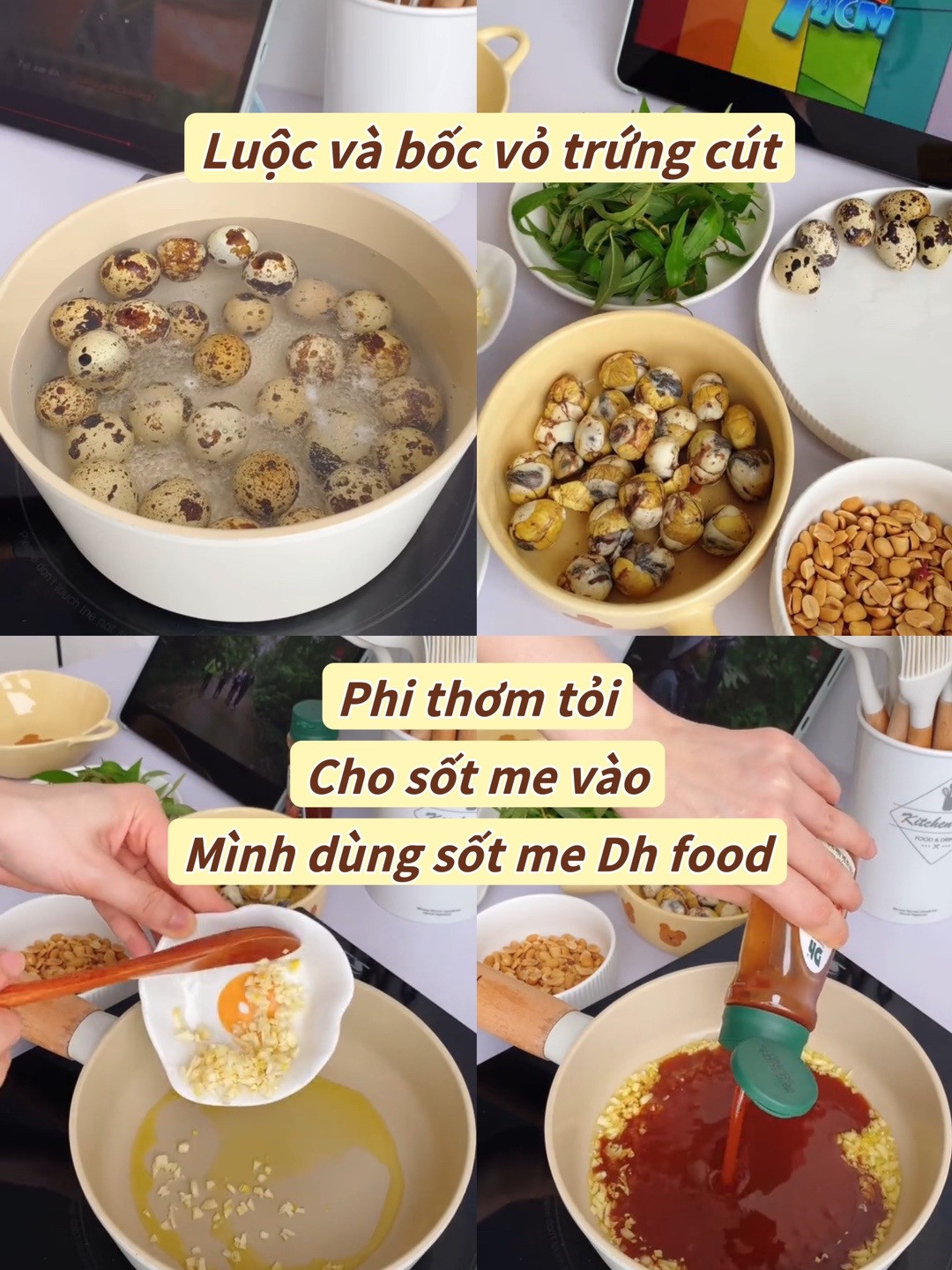 Trứng Cút Lộn Xào Me Thơm Ngon Đậm Đà Vị Me