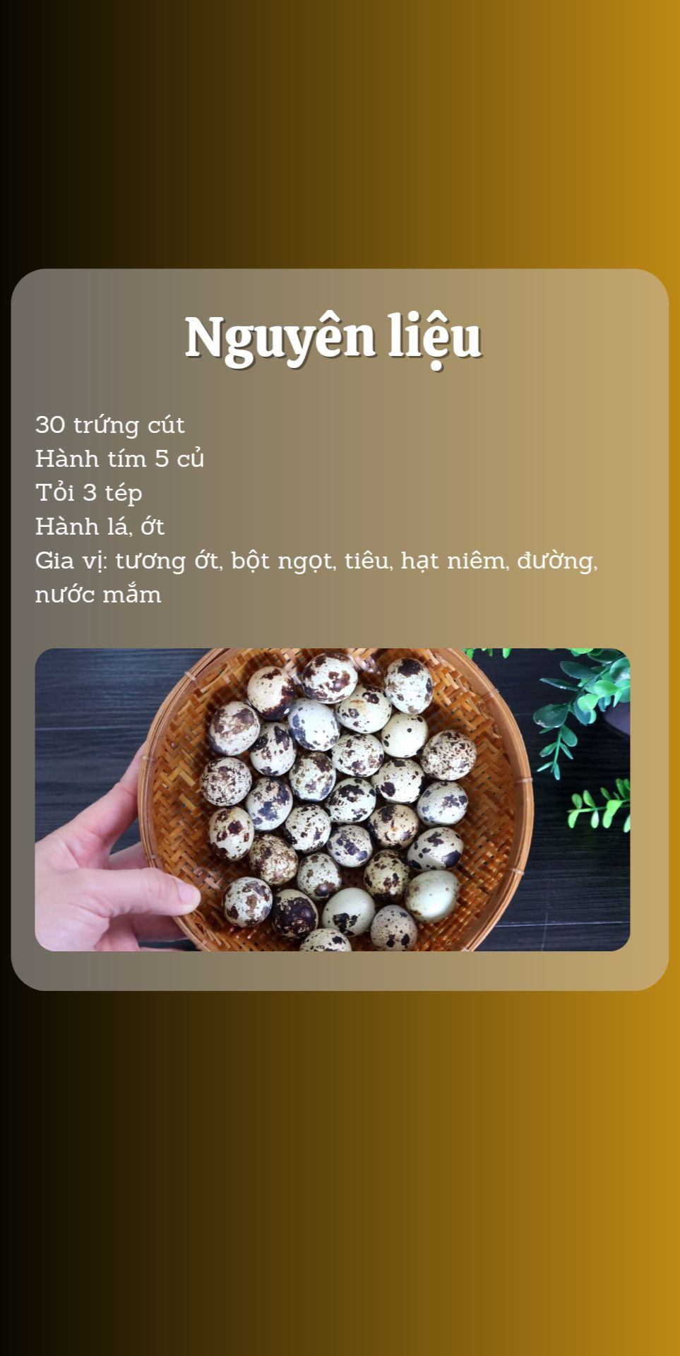 Trứng Cút Sốt Mắm Tỏi – Thơm Ngon Đậm Đà