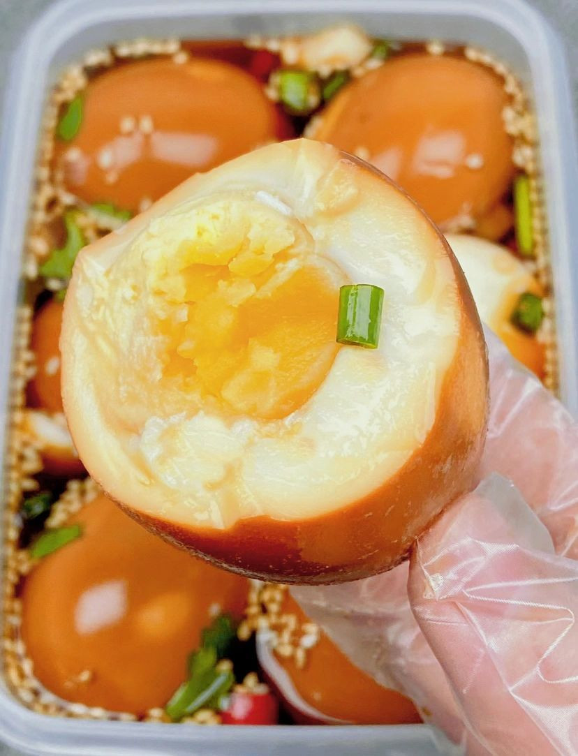 Trứng Ngâm Tương Đậm Đà Hương Vị, Dậy Mùi Vừng Thơm