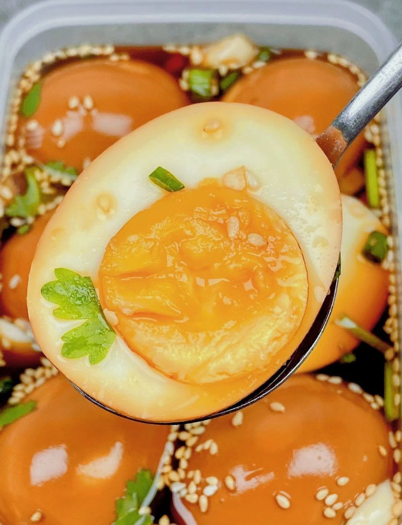 Trứng Ngâm Tương Đậm Đà Hương Vị, Dậy Mùi Vừng Thơm