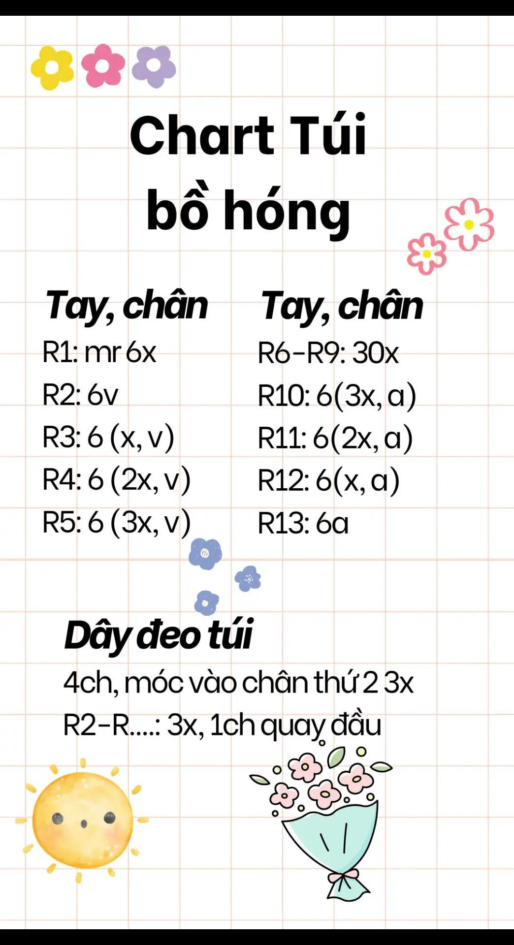 Túi xách len móc hình thú dễ thương với quả bông trang trí