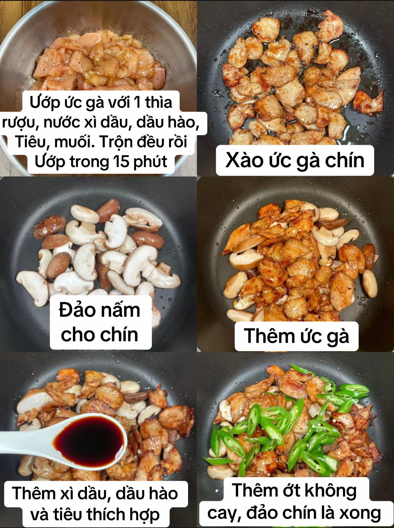 Ức gà ngọt mềm với công thức này