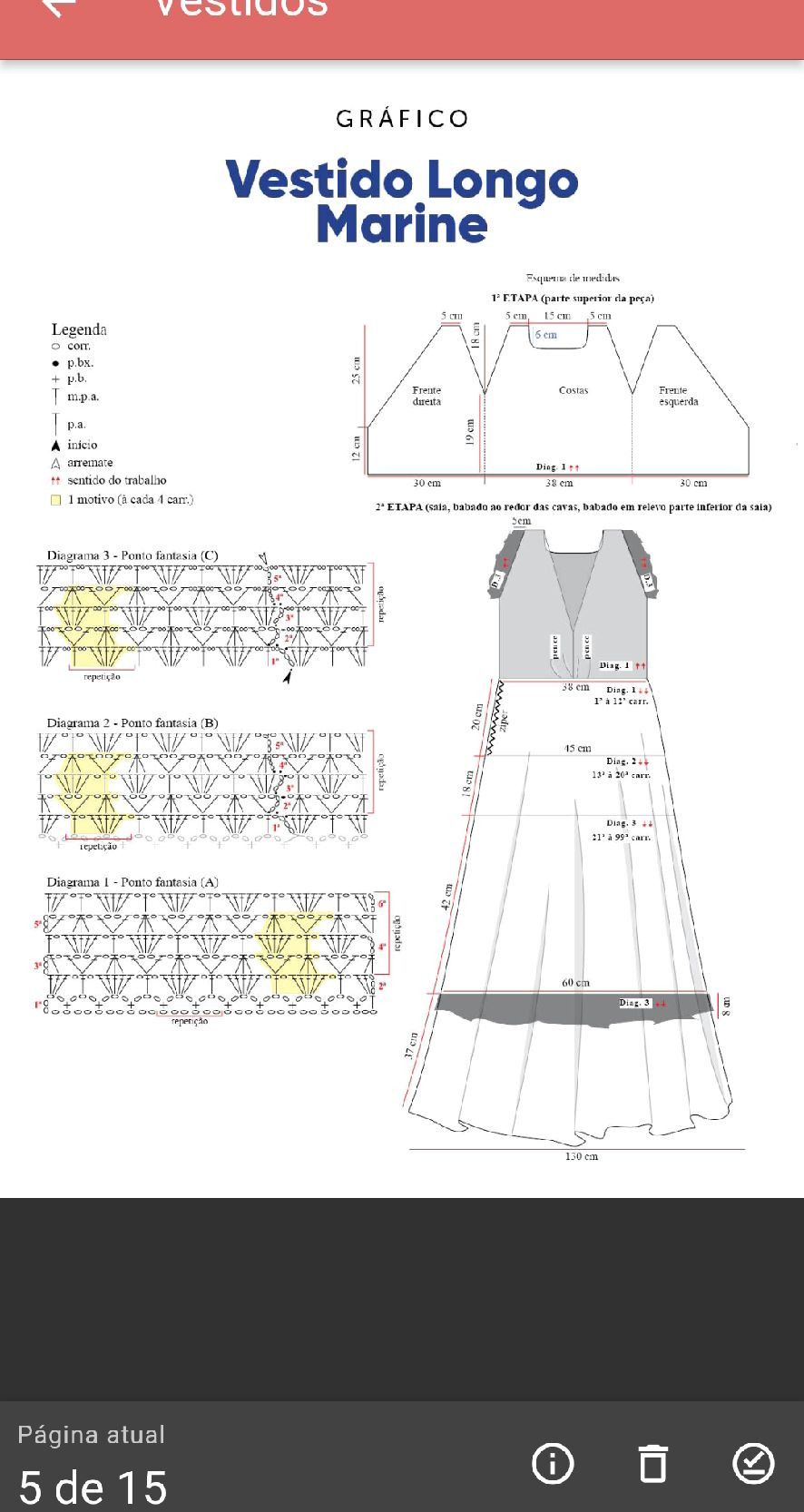 Vestido de Crochê Azul Elegante para Eventos Especiais