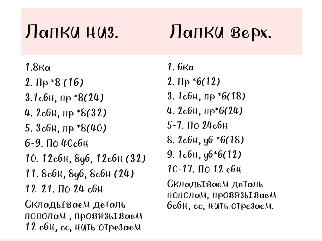 В'язані гачком іграшкові ведмедики у кошику з бантами