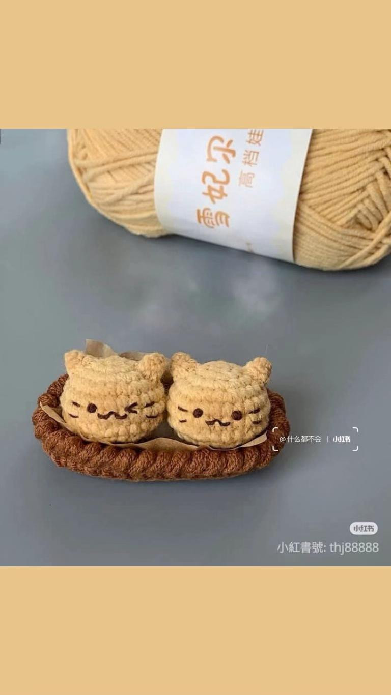 Chart móc len Mochi mèo nhỏ dễ thương, hướng dẫn chi tiết