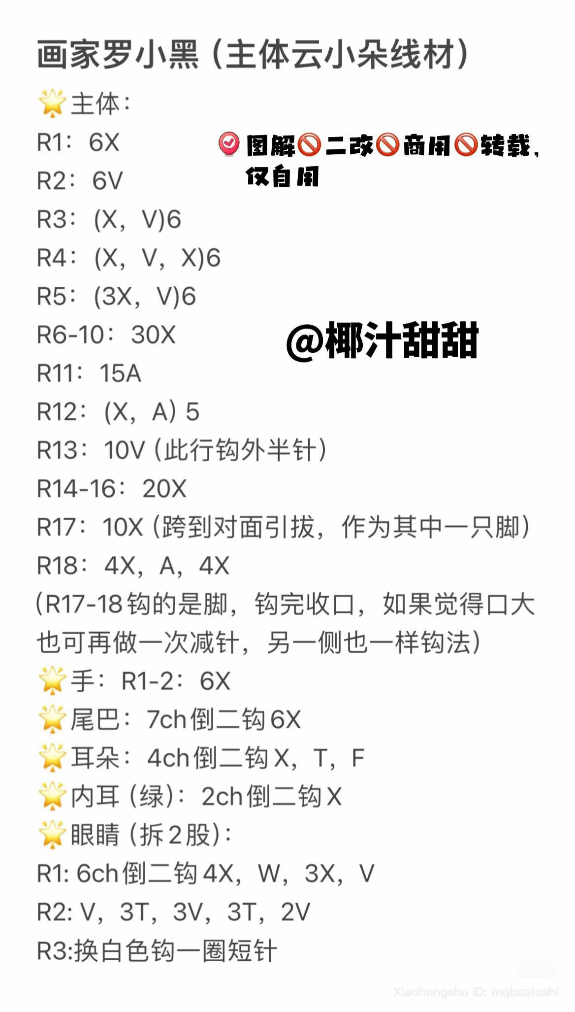 Crochet Pattern for Painter Cat Amigurumi with Hat and Palette