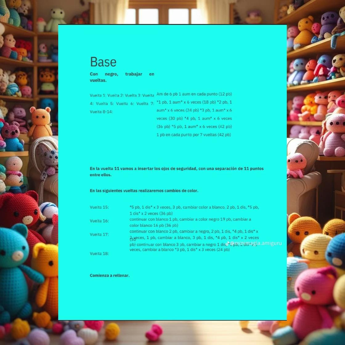 HƯỚNG DẪN MÓC BÚP BÊ CÁ TRÙNG CÀ NHỒI BÔNG ORCA