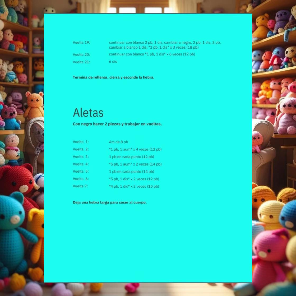 HƯỚNG DẪN MÓC BÚP BÊ CÁ TRÙNG CÀ NHỒI BÔNG ORCA