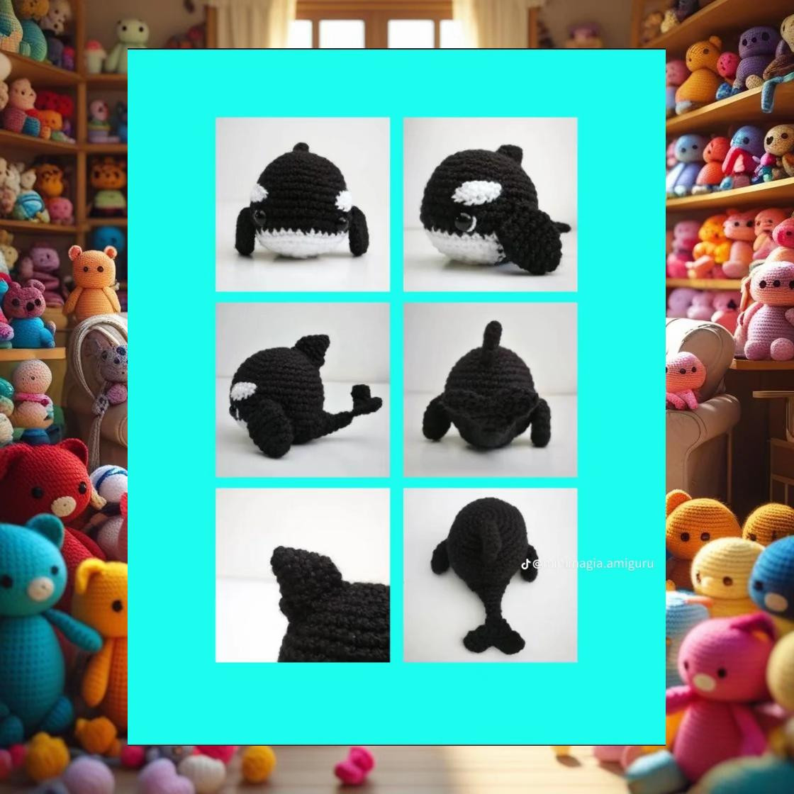 HƯỚNG DẪN MÓC BÚP BÊ CÁ TRÙNG CÀ NHỒI BÔNG ORCA