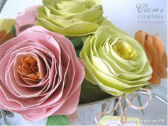 Hướng dẫn làm hoa hồng từ giấy