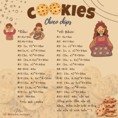 Chart móc bánh cookies