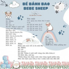 chart móc cừu bebe sheep