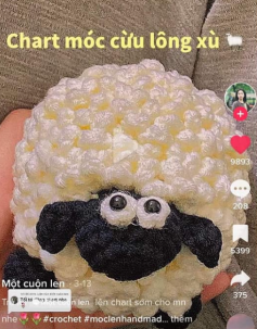 Chart móc cừu lông xù