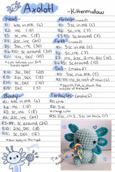 Chart móc pikachu Axolotl