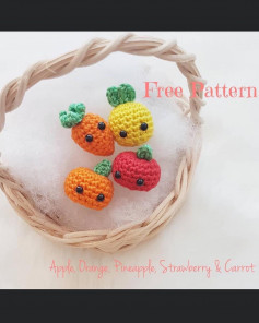 Apple and orange crochet pattern