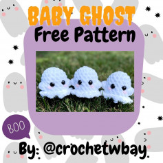 Baby crochet pattern ghost baby