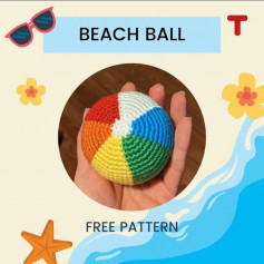 Beach ball crochet pattern
