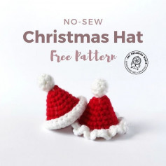 Christmas hat crochet pattern