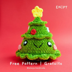 Christmas tree crochet pattern with star