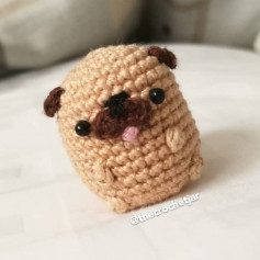 Dog potato crochet pattern