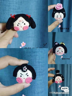 Japanese doll head crochet pattern