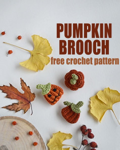 Mini size pumpkin crochet pattern