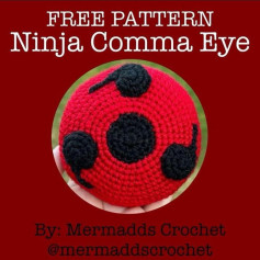 Ninja eye crochet pattern