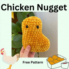 Nugget chicken crochet pattern