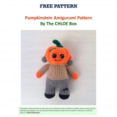 Pumpkin head crochet pattern