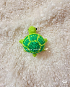 Turtle crochet pattern, babys face