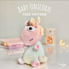 Unicorn baby crochet pattern