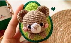 avocado bear crochet pattern