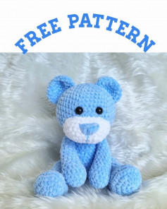 blue teddy bear