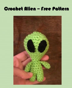 Crochet alien free pattern