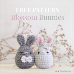 crochet blossom bunnies free pattern