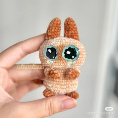 crochet pattern baby brown rabbit.